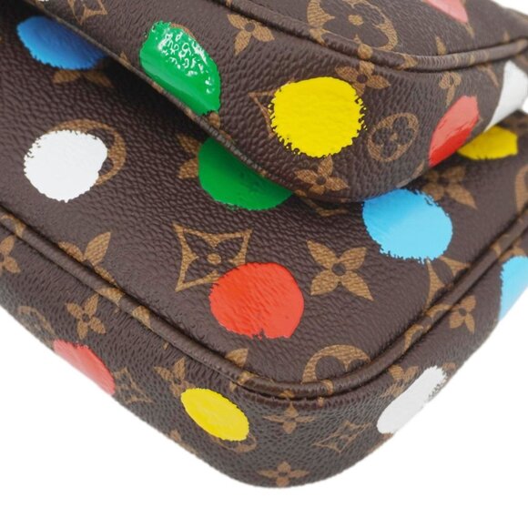 Louis Vuitton  LV×YK Multi Pochette Accessories Monogram Dot Canvas Shoulder Bag - Picture 11 of 16